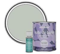 Rust-Oleum Green Water-Resistant Bathroom Tile Paint in Matt Finish - Chalk Green 750ml