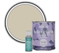 Rust-Oleum Green Water-Resistant Bathroom Tile Paint in Matt Finish - Silver Sage 750ml
