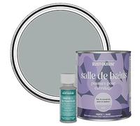 Rust-Oleum Grey Water-Resistant Bathroom Tile Paint in Matt Finish - Mineral Grey 750ml