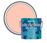 Rust-Oleum Peach Water-Resistant Bathroom Wall & Ceiling Paint - Happy As A Clam 2.5L