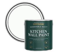 Rust-Oleum Peinture Blanche Lessivable pour Murs de Cuisine, Finition Mate - Pierre de Lune 2.5L