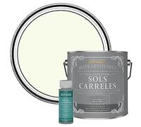 Rust-Oleum Peinture Blanche Lessivable pour Sols Carrelés, Finition Mate - Fleur de Pommier 2.5L