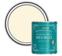 Rust-Oleum Peinture Blanche Mate & Lessivable pour Meubles, Finition Mate - Crème Fouettée 750ml