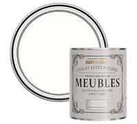 Rust-Oleum Peinture Blanche pour Meubles Chalky, Mat Effet Poudré - Craie Blanche 750ml