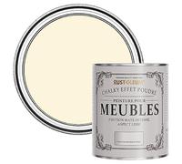 Rust-Oleum Peinture Blanche pour Meubles Chalky, Mat Effet Poudré - Crème Fouettée 750ml
