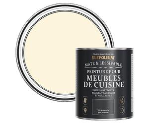 Rust-Oleum Peinture Blanche pour Meubles de Cuisine, Finition Mate - Crème Fouettée 750ml