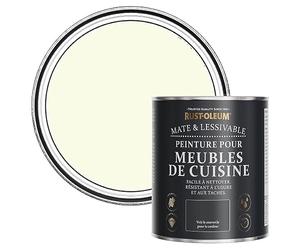 Rust-Oleum Peinture Blanche pour Meubles de Cuisine, Finition Mate - Sablé 750ml
