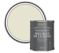 Rust-Oleum Peinture Blanche pour Meubles de Cuisine, Finition Satinée - Huître 750ml