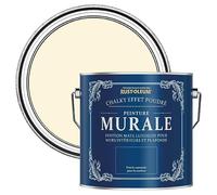 Rust-Oleum Peinture Blanche pour Murs & Plafonds Chalky - Crème Fouettée 2.5L