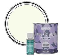Rust-Oleum Peinture Blanche Résistante à l'eau pour Carrelage de Salle de Bain, Finition Brillante - Fleur de Pommier 750ml