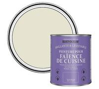 Rust-Oleum Peinture Blanche Résistante à l'eau pour Faïence de Cuisine, Finition Brillante - Huître 750ml
