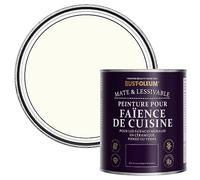 Rust-Oleum Peinture Blanche Résistante à l'eau pour Faïence de Cuisine, Finition Mate - Porcelaine 750ml