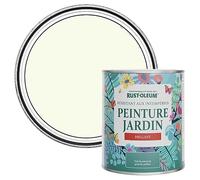 Rust-Oleum Peinture Blanche Résistante à l'humidité pour Jardins, Finition Brillante - Fleur de Pommier 750ml