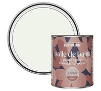 Rust-Oleum Peinture Blanche Résistante à l'humidité pour Meubles de Salle de Bains, Finition Satinée - Mousse de Lait 750ml