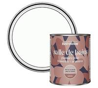 Rust-Oleum Peinture Blanche Résistante à l'humidité pour Meubles de Salle de Bains, Finition Satinée - Pierre de Lune 750ml