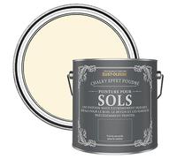 Rust-Oleum Peinture Blanche Résistante aux rayures pour Sols, Finition Mate - Crème Fouettée 2.5L