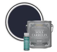 Rust-Oleum Peinture Bleu Marine Lessivable pour Sols Carrelés, Finition Mate - Odyssée 2.5L