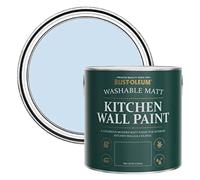 Rust-Oleum Peinture Bleue Lessivable pour Murs de Cuisine, Finition Mate - Bleu Poudré 2.5L