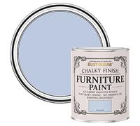 Rust-Oleum Peinture Bleue pour Meubles Chalky, Mat Effet Poudré - Bleu Poudré 750ml