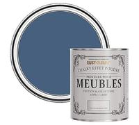 Rust-Oleum Peinture Bleue pour Meubles Chalky, Mat Effet Poudré - Encre Bleu 750ml
