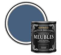 Rust-Oleum Peinture Bleue pour Meubles, Finition Brillante - Encre Bleu 750ml