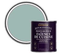 Rust-Oleum Peinture Bleue Résistante à l'eau pour Faïence de Cuisine, Finition Mate - Bleu Littoral 750ml