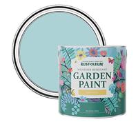 Rust-Oleum Peinture Bleue Résistante à l'humidité pour Jardins, Finition Mate - Cyclades 2.5 litre