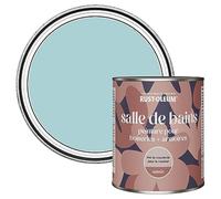 Rust-Oleum Peinture Bleue Résistante à l'humidité pour Meubles de Salle de Bains, Finition Satinée - Cyclades 750ml