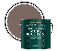 Rust-Oleum Peinture Brune Lessivable pour Murs de Cuisine, Finition Mate - Torrent 2.5L