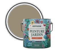 Rust-Oleum Peinture Brune Résistante à l'humidité pour Jardins, Finition Satinée - Café Deluxe 2.5 litre