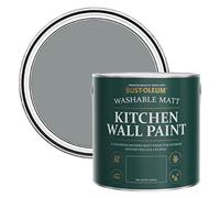 Rust-Oleum Peinture Grise Lessivable pour Murs de Cuisine, Finition Mate - Ardoise 2.5L