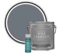 Rust-Oleum Peinture Grise Lessivable pour Sols Carrelés, Finition Mate - Gris Marine 2.5L