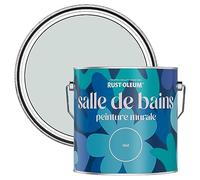 Rust-Oleum Peinture Grise Résistante à l'eau pour Murs de Salle de Bains, Finition Mate - Pigeon 2.5L