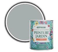 Rust-Oleum Peinture Grise Résistante à l'humidité pour Jardins, Finition Satinée -Gris Minéral 750ml