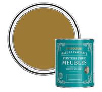 Rust-Oleum Peinture Jaune Mate & Lessivable pour Meubles, Finition Mate - Moisson 750ml