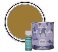 Rust-Oleum Peinture Jaune Résistante à l'eau pour Carrelage de Salle de Bain, Finition Mate - Moisson 750ml
