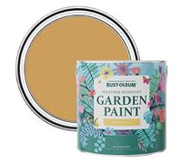 Rust-Oleum Peinture Jaune Résistante à l'humidité pour Jardins, Finition Mate - Dijon 2.5 litre