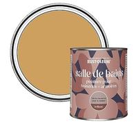 Rust-Oleum Peinture Jaune Résistante à l'humidité pour Meubles de Salle de Bains, Finition Brillante - Dijon 750ml