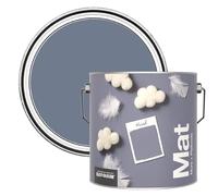 Rust-Oleum Peinture Mate Murs et Plafonds Bleue - Hush 2,5L