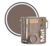 Rust-Oleum Peinture Mate Murs et Plafonds Brune - Torrent 2,5L