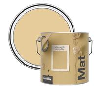 Rust-Oleum Peinture Mate Murs et Plafonds Jaune - Tempête de sable 2,5L