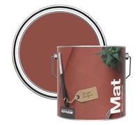 Rust-Oleum Peinture Mate Murs et Plafonds Rouge - Rouge Brique 2,5L