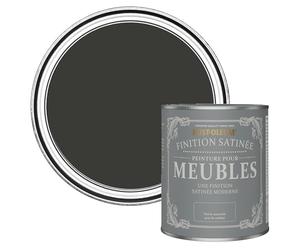 Rust-Oleum Peinture Noir pour Meubles, Finition Satinée - Magie Noire 750ml