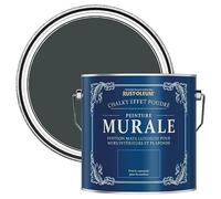 Rust-Oleum Peinture Noire pour Murs & Plafonds Chalky - Sable Noir 2.5L