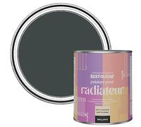 Rust-Oleum Peinture Noire Résistante à la chaleur pour Radiateur, Finition Brillante - Sable Noir 750ml