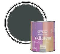 Rust-Oleum Peinture Noire Résistante à la chaleur pour Radiateur, Finition Satinée - Sable Noir 750ml