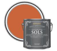 Rust-Oleum Peinture Orange Résistante aux rayures pour Sols, Finition Mate - Thé Chaï 2.5L