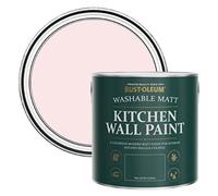 Rust-Oleum Peinture Rose Lessivable pour Murs de Cuisine, Finition Mate - Vanille Fraise 2.5L