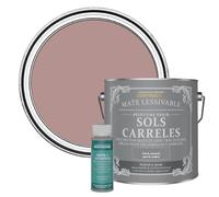 Rust-Oleum Peinture Rose Lessivable pour Sols Carrelés, Finition Mate - Coup de Cœur 2.5L