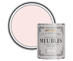 Rust-Oleum Peinture Rose pour Meubles Chalky, Mat Effet Poudré - Vanille Fraise 750ml